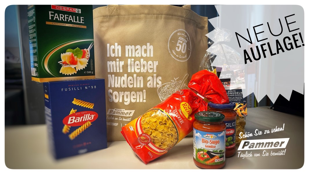 Sorgen? Mach Dir lieber Nudeln! | Spar Pammer
